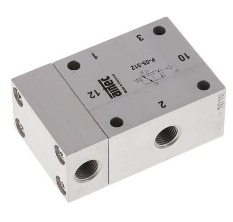 3/2 G1/8'' Air Pilot Valve -0.95-10bar/-13.2-140psi Airtec