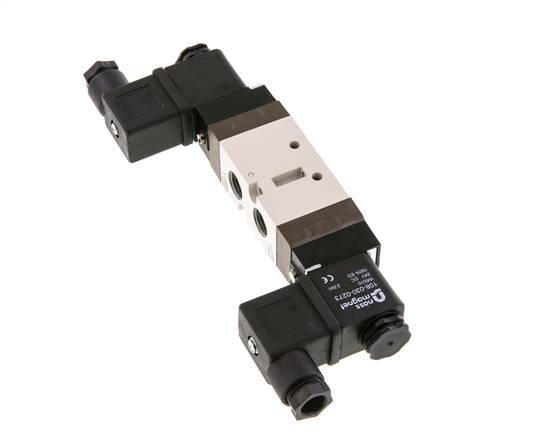 5/2 G1/4'' (G1/8'') Bistable Solenoid Valve 24V DC 1.5-10bar/21.0-140psi YPC