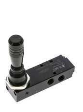 5/3 G1/8'' Center Closed Hand Lever Valve Detent 0-8bar/0-112psi E.MC