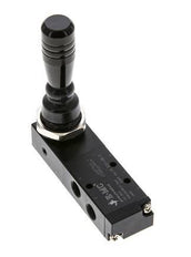 5/3 G1/8'' Center Closed Hand Lever Valve Detent 0-8bar/0-112psi E.MC