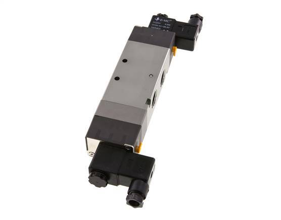 5/3 G1/2'' Pressure Center Solenoid Valve 24V AC 1.5-8bar/21.0-112psi E.MC