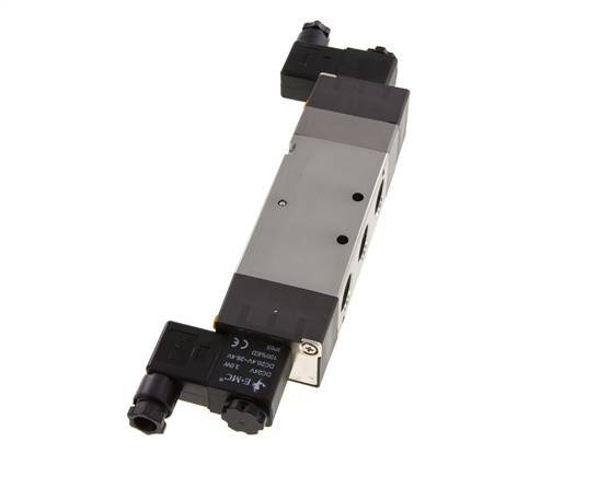 5/3 G1/2'' Pressure Center Solenoid Valve 24V AC 1.5-8bar/21.0-112psi E.MC