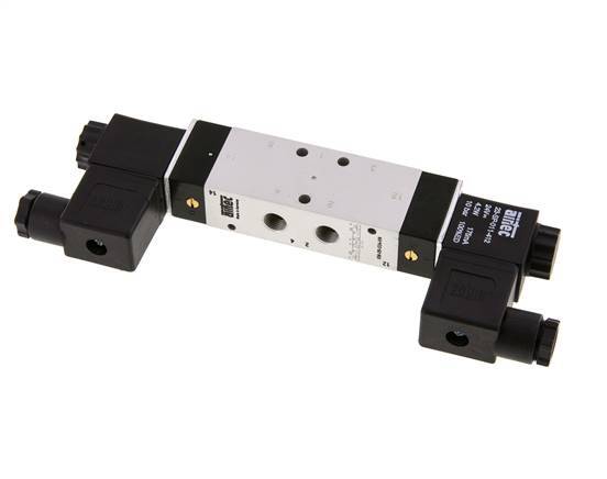 5/3 G1/8'' Pressure Center Solenoid Valve 24V AC 3-10bar/42-140psi Airtec
