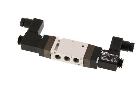 5/2 G1/8'' Bistable Solenoid Valve 12V DC 1.5-10bar/21.0-140psi YPC