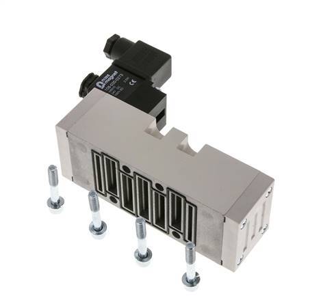 5/2 ISO 5599-2 Solenoid Valve 24V DC 1.5-10bar/21.0-140psi YPC