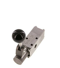3/2 G1/4'' Hand Lever Valve Stainless Steel Detent -0.95-12bar/-13.2-168psi