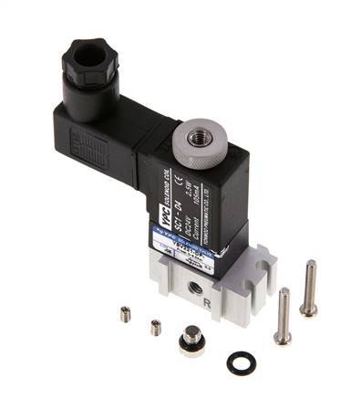 3/2 M5 NO Solenoid Valve 24V AC 0-8bar/0-112psi YPC
