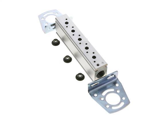 2xG3/8'' Manifold 5-Station Festo 576366 VABM-B10-20-G38-5-P53