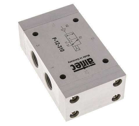 3/2 G1/2'' (G1/8'') Air Pilot Valve 1-10bar/14-140psi Airtec
