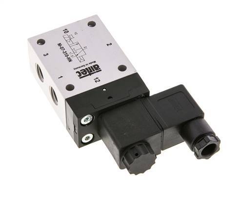 3/2 G1/4'' NC Solenoid Valve 115V AC 1.5-10bar/21.0-140psi Airtec