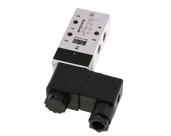 5/2 G1/8'' Solenoid Valve 24V DC 2.5-10bar/35.0-140psi Airtec