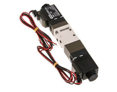 5/3 M5 Center Closed Solenoid Valve 24V DC 2-10bar/28-140psi 2-pin Plug YPC