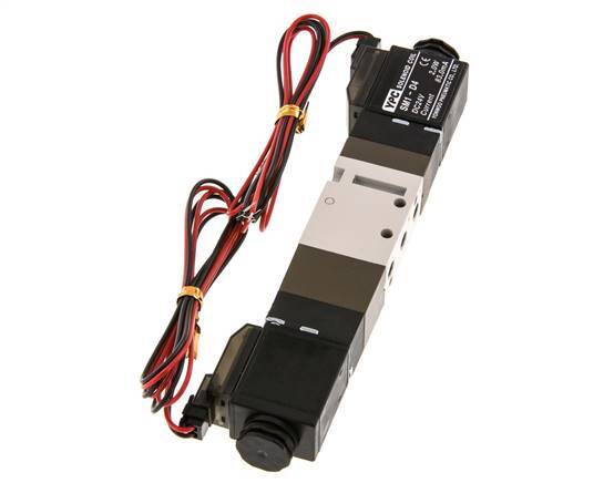 5/3 M5 Center Closed Solenoid Valve 24V DC 2-10bar/28-140psi 2-pin Plug YPC