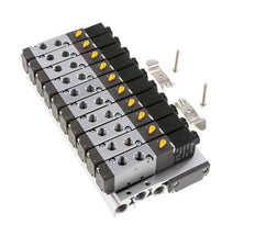 G1/8'' 10x Pneumatic Valve Terminal 24V DC 1.5-8bar/21.0-112psi Multi-pole E.MC