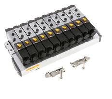 G1/8'' 10x Pneumatic Valve Terminal 24V DC 1.5-8bar/21.0-112psi Multi-pole E.MC