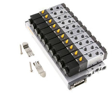 G1/8'' 10x Pneumatic Valve Terminal 24V DC 1.5-8bar/21.0-112psi Multi-pole E.MC