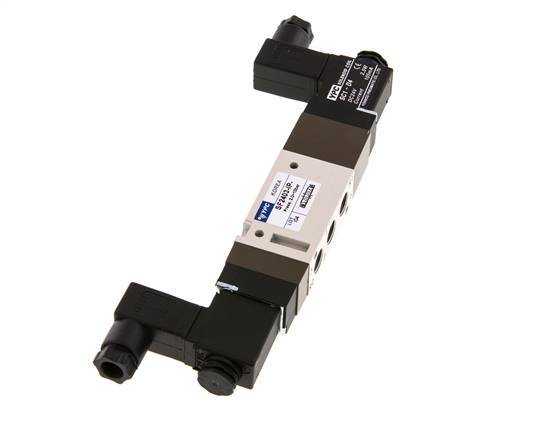 5/3 G1/8'' Exhaust Center Solenoid Valve 12V DC 2-10bar/28-140psi YPC