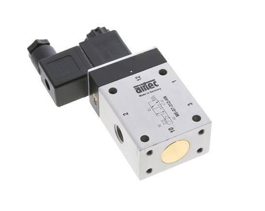 3/2 G1/4'' (G1/8'') Solenoid Valve External Pilot 115V AC -0.95-10bar/-13.2-140psi Airtec