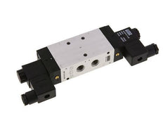 5/3 G1/4'' Exhaust Center Solenoid Valve 24V AC 3-10bar/42-140psi Airtec