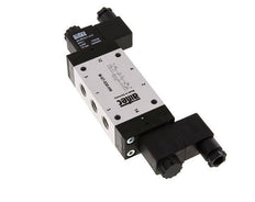 5/3 G1/4'' Center Closed Solenoid Valve 24V DC 3-8bar/42-112psi Airtec