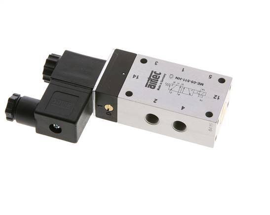 5/2 G1/8'' Solenoid Valve External Pilot 115V AC -0.95-10bar/-13.2-140psi Airtec