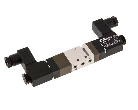 5/3 M5 Center Closed Solenoid Valve 24V AC 2-10bar/28-140psi YPC