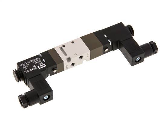 5/3 M5 Center Closed Solenoid Valve 24V AC 2-10bar/28-140psi YPC