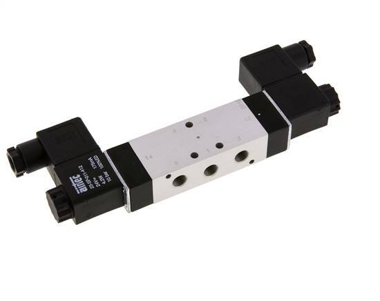 5/3 G1/8'' Center Closed Solenoid Valve 115V AC 3-10bar/42-140psi Airtec