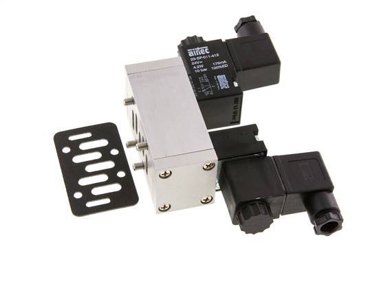 5/2 ISO 5599-1 Bistable Solenoid Valve 115V AC 2-10bar/28-140psi Airtec