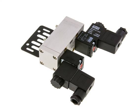 5/2 ISO 5599-1 Bistable Solenoid Valve 115V AC 2-10bar/28-140psi Airtec