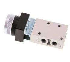 3/2 G1/8'' Push Button Valve Black 0-8bar/0-112psi YPC