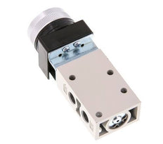 3/2 G1/8'' Push Button Valve Black 0-8bar/0-112psi YPC