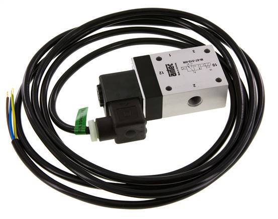 3/2 G1/4'' NC Solenoid Valve 230V AC ATEX 1.5-10bar/21.0-140psi Airtec