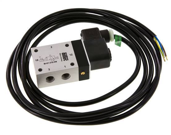 3/2 G1/4'' NC Solenoid Valve 230V AC ATEX 1.5-10bar/21.0-140psi Airtec