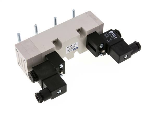 5/3 ISO 5599-2 Pressure Center Solenoid Valve 115V AC 2-10bar/28-140psi YPC