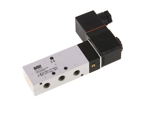5/2 G1/8'' Solenoid Valve 24V DC ATEX 3-10bar/42-140psi Airtec