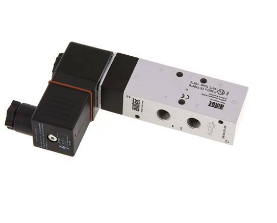 5/2 G1/8'' Solenoid Valve 24V DC ATEX 3-10bar/42-140psi Airtec