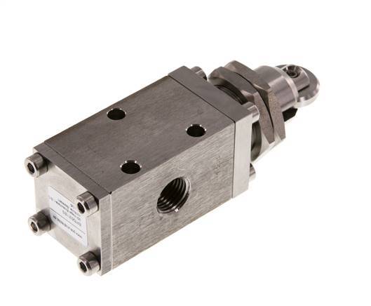 3/2 G1/4'' Universal Roller plunger Valve Stainless Steel -0.95-12bar/-13.2-168psi