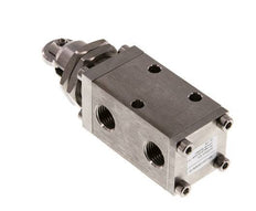 3/2 G1/4'' Universal Roller plunger Valve Stainless Steel -0.95-12bar/-13.2-168psi