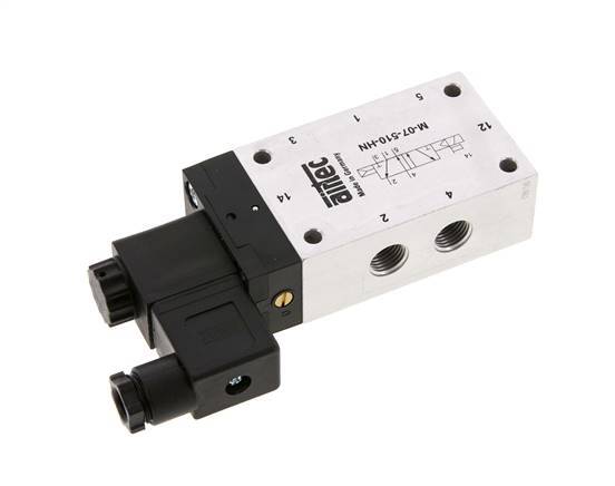 5/2 G1/4'' Solenoid Valve 24V DC 1.5-10bar/21.0-140psi Airtec
