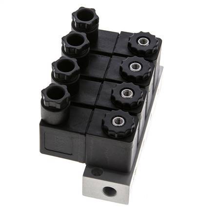 4x3/2 G1/8'' NC Solenoid Valve 230V AC -0.95-10bar/-13.2-140psi Airtec