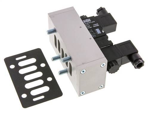 5/2 ISO 5599-3 Bistable Solenoid Valve 24V DC 2-10bar/28-140psi Airtec