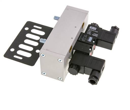 5/2 ISO 5599-3 Bistable Solenoid Valve 24V DC 2-10bar/28-140psi Airtec