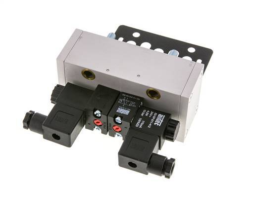 5/2 ISO 5599-3 Bistable Solenoid Valve 24V DC 2-10bar/28-140psi Airtec