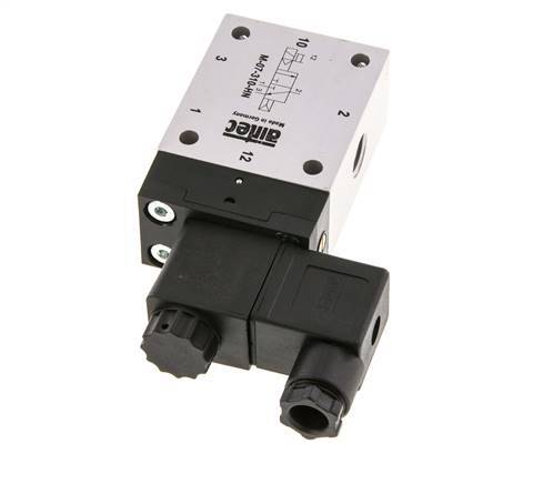 3/2 G1/4'' NO Solenoid Valve 24V AC 1.5-10bar/21.0-140psi Airtec