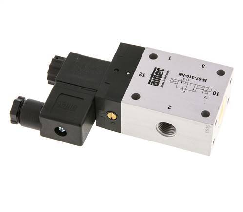 3/2 G1/4'' NO Solenoid Valve 24V AC 1.5-10bar/21.0-140psi Airtec