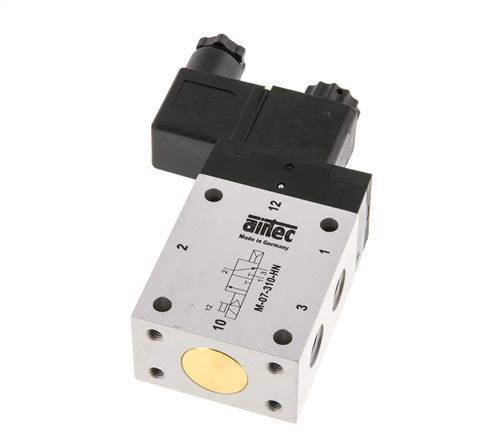 3/2 G1/4'' NO Solenoid Valve 24V AC 1.5-10bar/21.0-140psi Airtec