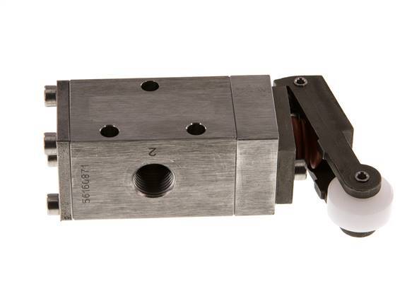 3/2 G1/4'' Universal Roller Lever Valve Stainless Steel -0.95-12bar/-13.2-168psi