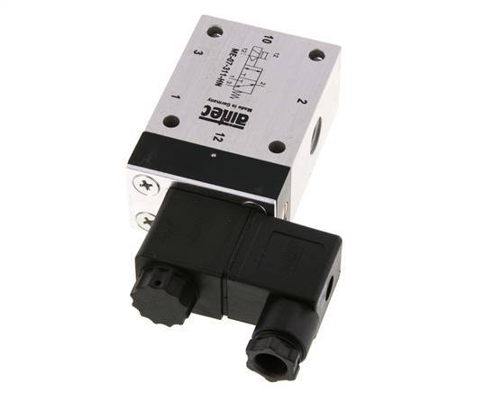 3/2 G1/4'' (G1/8'') Solenoid Valve External Pilot 12V DC 0-10bar/0-140psi Airtec
