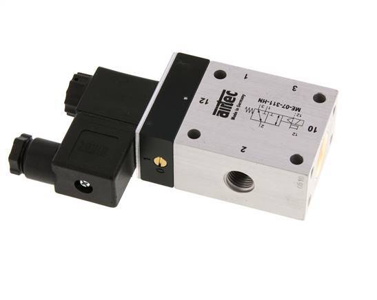 3/2 G1/4'' (G1/8'') Solenoid Valve External Pilot 12V DC 0-10bar/0-140psi Airtec